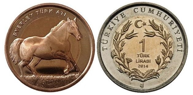 2014 Byerley Türk Atı hatıra parası