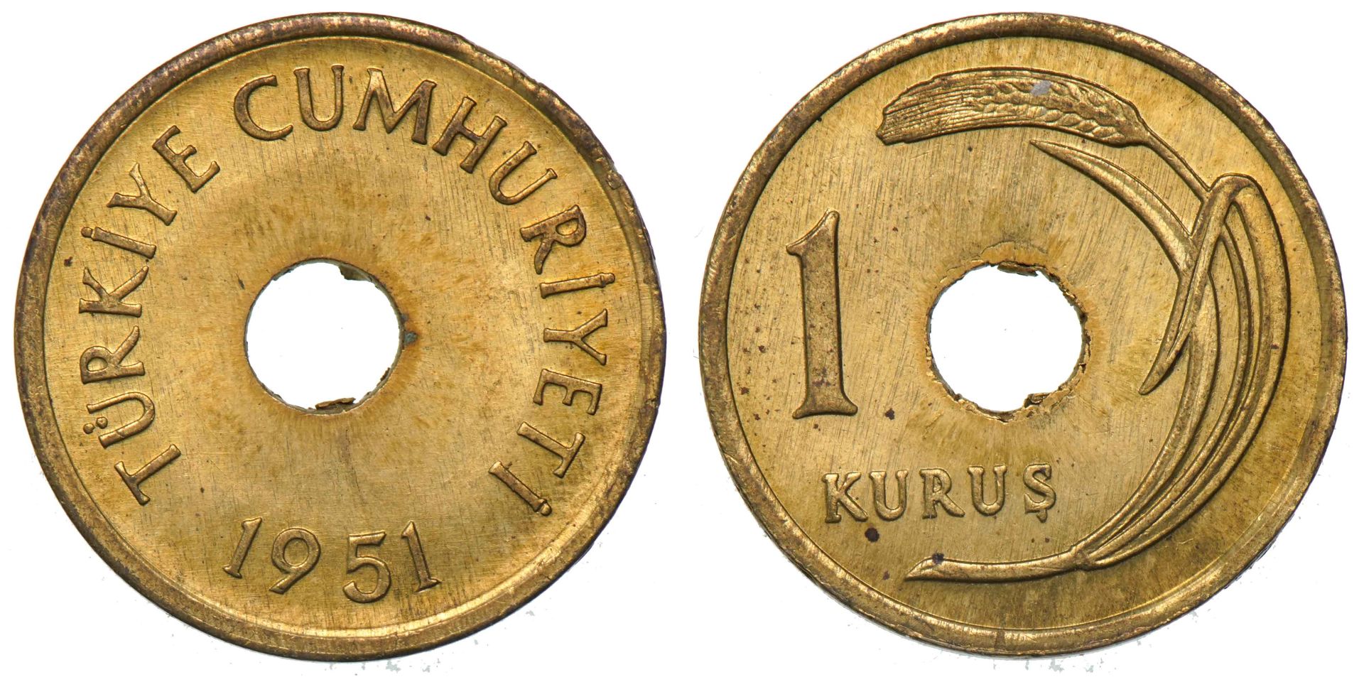1 Kuruş 1951 ÇİL