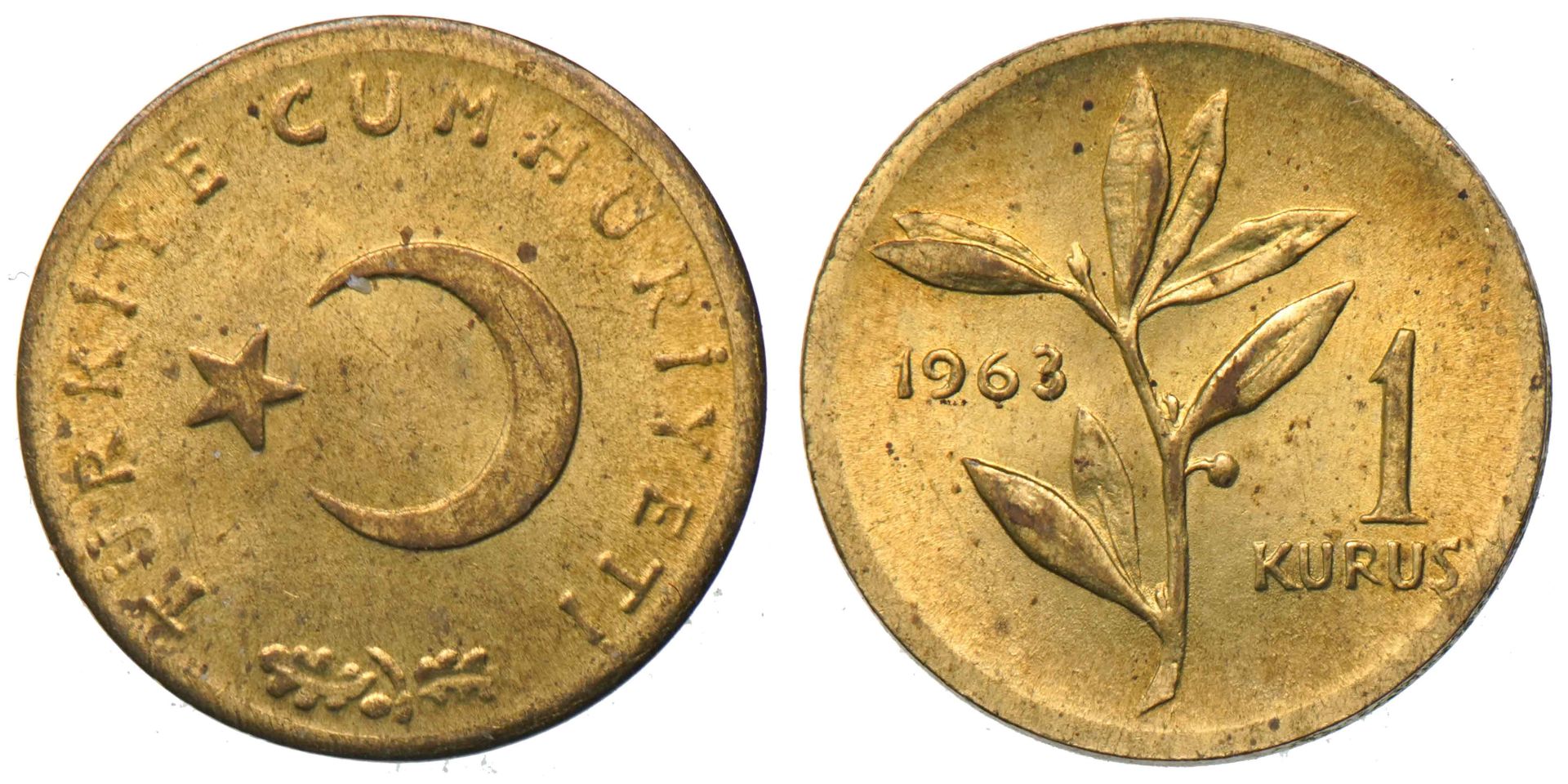 1 Kuruş 1963 ÇİL