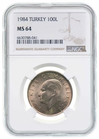 TOP POP / NGC SERTİFİKALI - 100 Lira 1984
