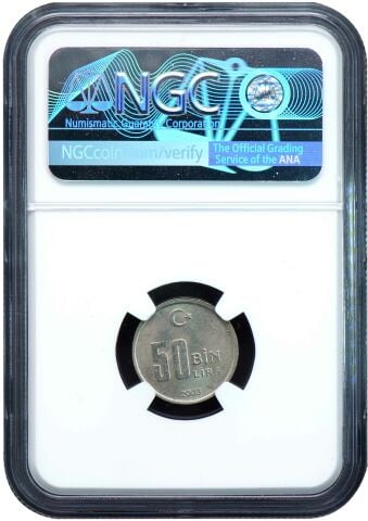 NGC SERTİFİKALI - 50.000 Lira 2003