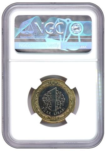 NGC SERTİFİKALI - 1 Lira 2020 - Ayasofya Kebir Camii Şerifi Açılışı