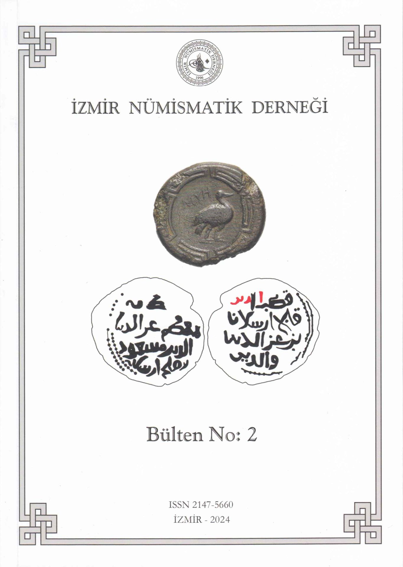İZMİR NÜMİSMATİK DERNEĞİ BÜLTEN NO: 2