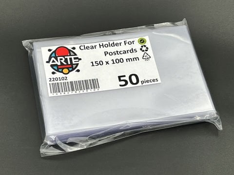 ARTE - Şeffaf Zarf 150x100mm (50'li Paket)