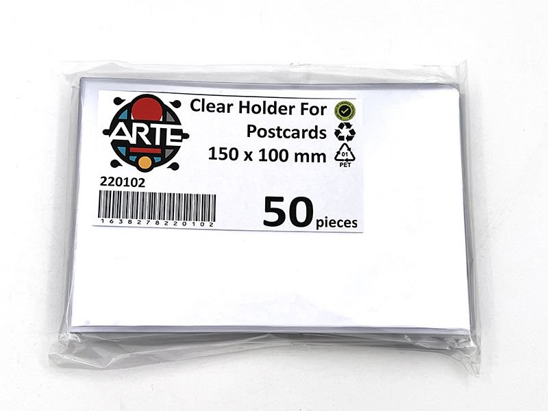 ARTE - Şeffaf Zarf 150x100mm (50'li Paket)