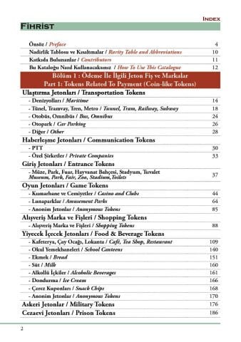 Osmanlı İmparatorluğu ve Türkiye Cumhuriyeti Jetonları Kataloğu 2013