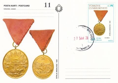 Osmanlı ve Cumhuriyet Madalya ve Nişanları Pul Serisi - 1