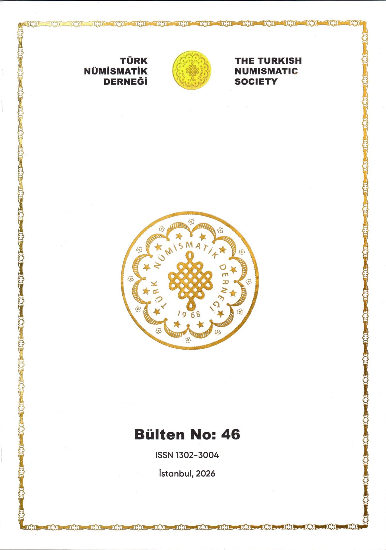 İZMİR NÜMİSMATİK DERNEĞİ BÜLTEN NO: 1(Kopya)